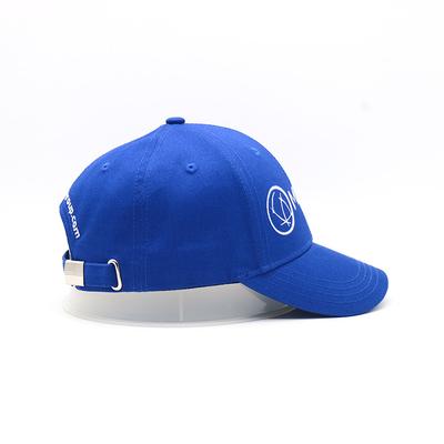 Stitching Matches The Fabric Color On Six-Panel Baseball Cap In Cotton With Embroidery Logo