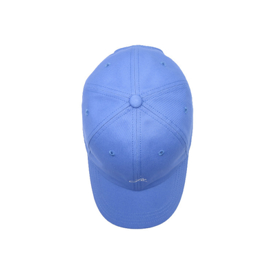 Customized 6 Panel Baseball Cap With Unstructured Design And Cotton Sweatband Embroidery Logo