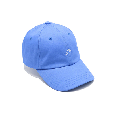 Customized 6 Panel Baseball Cap With Unstructured Design And Cotton Sweatband Embroidery Logo