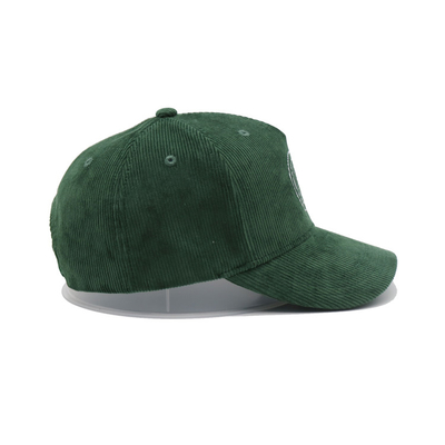 Personalize Your 5-Panel Baseball Cap Corduroy Fabric With 6 Eyelets Embroidery Logo