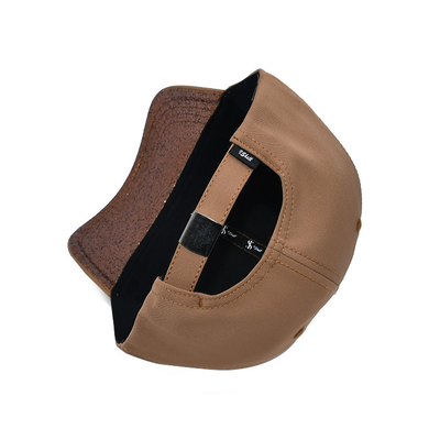 Stylish Six-Panel Baseball Cap With Curved Visor And Fabric-Matching Stitching Polyester And Towel Embroidery Logo