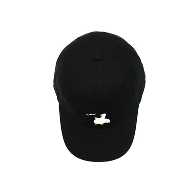 Visor Curved Embroidery In Various Colors And Customizable 100% Cotton Metal Back Closure