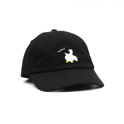 Visor Curved Embroidery In Various Colors And Customizable 100% Cotton Metal Back Closure