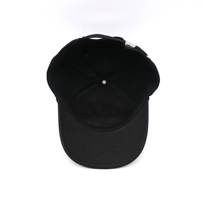 Visor Curved Embroidery In Various Colors And Customizable 100% Cotton Metal Back Closure