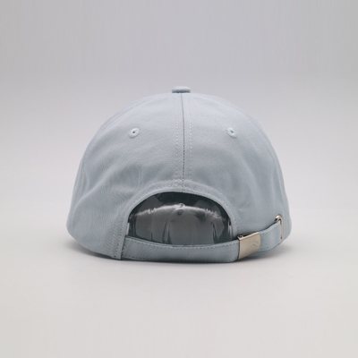 Curved Visor 6 Panel Baseball Cap With Matching Stitching And 6 Eyelets Embroidery Logo