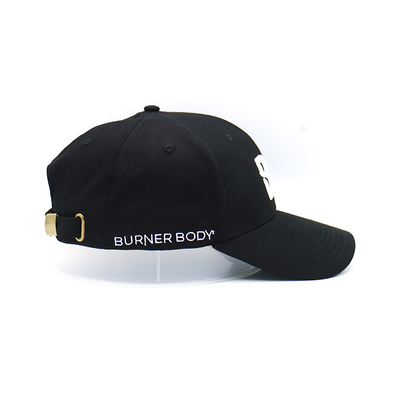 Fashion Style Embroidered Baseball Caps with Embroidery Eyelet And Logo Metal Back Closure