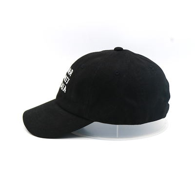 Customizable And Durable Cotton Six-Panel Baseball Cap With Custom Embroidery Logo And Metal Back Closure