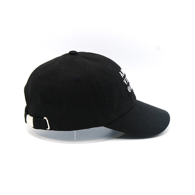 Customizable And Durable Cotton Six-Panel Baseball Cap With Custom Embroidery Logo And Metal Back Closure