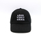 Customizable And Durable Cotton Six-Panel Baseball Cap With Custom Embroidery Logo And Metal Back Closure