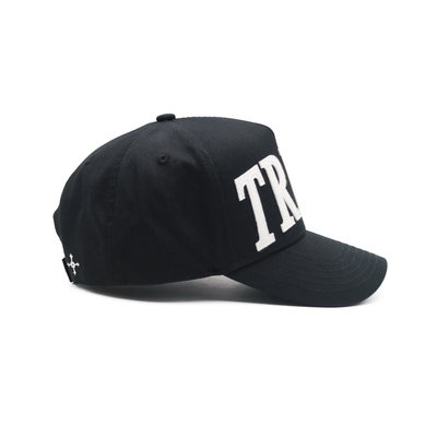 Any Age Men's Hat Baseball Hip Hop 100% Cotton With Custom Affixed Patch And Embroidery Logo