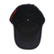 Customized 5 Panel Baseball Cap With 3D Embroidered Logo And Matching Fabric Color Stiching