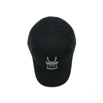 Customizable 6 Panel Baseball Cap With Cotton Sweatband And Matching Fabric Stitching Embroidery Logo