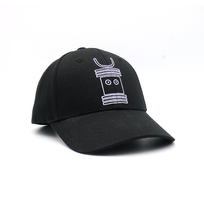 Customizable 6 Panel Baseball Cap With Cotton Sweatband And Matching Fabric Stitching Embroidery Logo