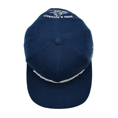 Cotton Flat Bill Gorras 3D Embroidered Snapback Hats For Men