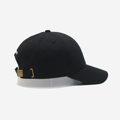Profile Structured 6 Panel Baseball Cap With Curved Visor And Embroidered Logo
