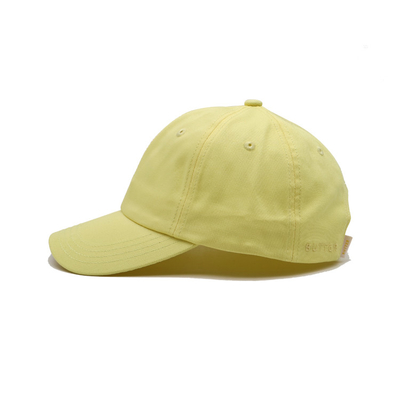 Customizable Cotton Baseball Cap With Adjustable Strap And Matching Stitching