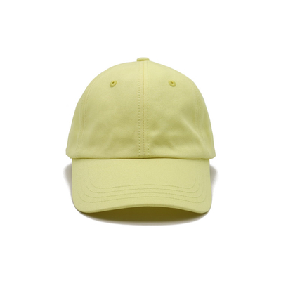 Customizable Cotton Baseball Cap With Adjustable Strap And Matching Stitching