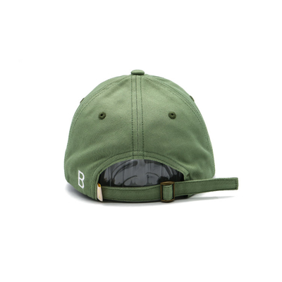 Customize Color Unstructured Front Panel Cotton Baseball Cap With Fabric Matched Stitching