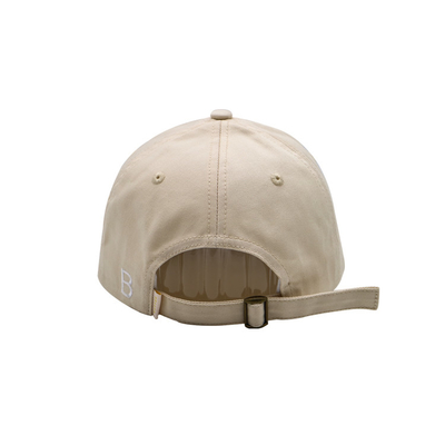 Customized Profile Cotton Cap With Unstructured Shape Matched Stitching And Curved Visor