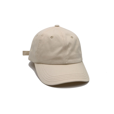 Customized Profile Cotton Cap With Unstructured Shape Matched Stitching And Curved Visor