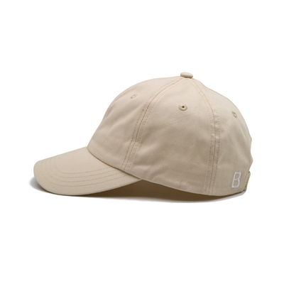 Customized Profile Cotton Cap With Unstructured Shape Matched Stitching And Curved Visor