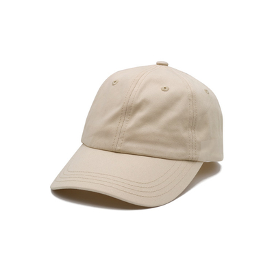 Customized Profile Cotton Cap With Unstructured Shape Matched Stitching And Curved Visor