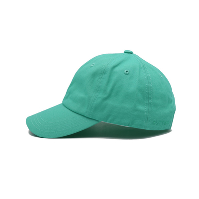 Reinforced Cotton Baseball Cap With Embroidered Logo Curved Visor And Matching Stitching