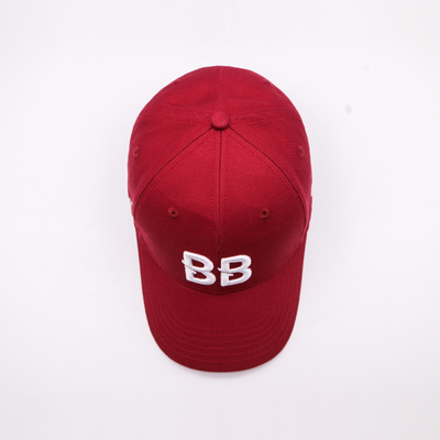 Customizable Cotton Structured 6-Panel Baseball Cap With Reinforced Seams And Adjustable Strap