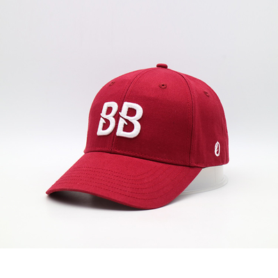 Customizable Cotton Structured 6-Panel Baseball Cap With Reinforced Seams And Adjustable Strap