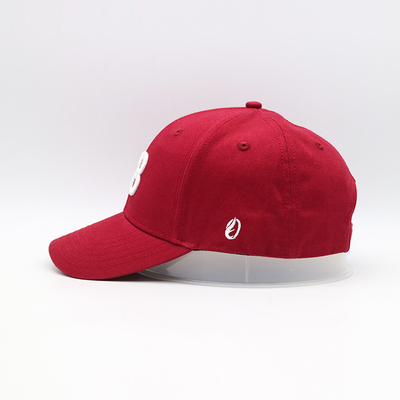 Customizable Cotton Structured 6-Panel Baseball Cap With Reinforced Seams And Adjustable Strap