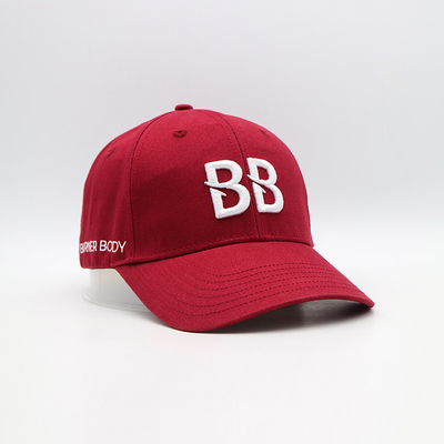 Customizable Cotton Structured 6-Panel Baseball Cap With Reinforced Seams And Adjustable Strap