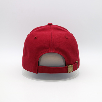 Customizable Cotton Structured 6-Panel Baseball Cap With Reinforced Seams And Adjustable Strap