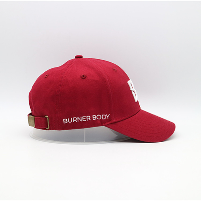 Customizable Cotton Structured 6-Panel Baseball Cap With Reinforced Seams And Adjustable Strap