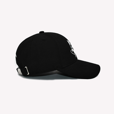 Reinforced Seams Curved Visor Cotton Baseball Cap Unstructured Style
