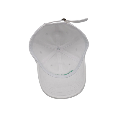 Embroidered Logo 6 Panel Baseball Cap With Adjustable Strap And Cotton Fabric