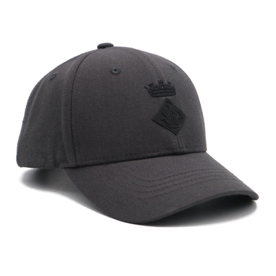 Customize Cotton 6 Panel Baseball Cap With Structured Shape With Embroidery Logo