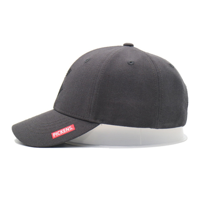 Customize Cotton 6 Panel Baseball Cap With Structured Shape With Embroidery Logo