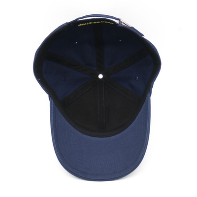 Constructed Cotton Six Panel Baseball Cap - Eyelets Custom Color