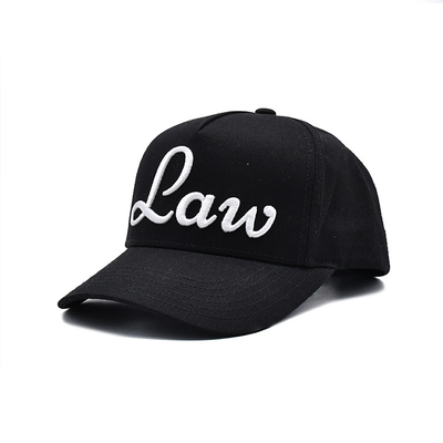 Profile 5 Panel Baseball Cap With Curved Visor And Adjustable Strap