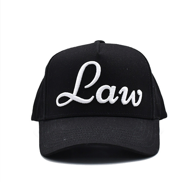 Profile 5 Panel Baseball Cap With Curved Visor And Adjustable Strap