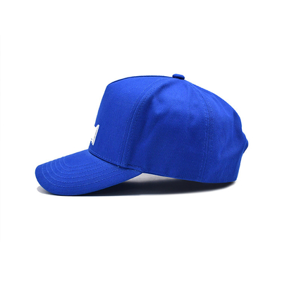 Custom Five Panel Baseball Cap With Unstructured Profile Crown And Cotton Sweatband
