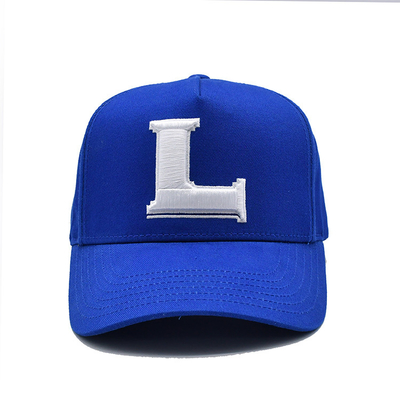 Custom Five Panel Baseball Cap With Unstructured Profile Crown And Cotton Sweatband