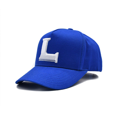 Custom Five Panel Baseball Cap With Unstructured Profile Crown And Cotton Sweatband