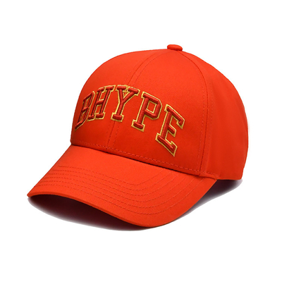 Customized Cotton Baseball Cap With Embroidered Logo Curved Visor Adjustable Closure