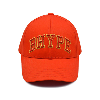 Customized Cotton Baseball Cap With Embroidered Logo Curved Visor Adjustable Closure