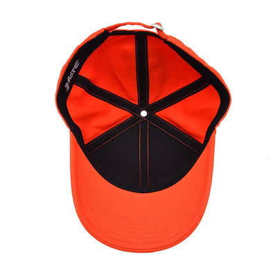 Customized Cotton Baseball Cap With Embroidered Logo Curved Visor Adjustable Closure