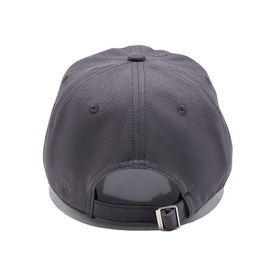 Embroidered Cotton Baseball Cap With Unstructured Shape Curved Visor 6 Eyelets