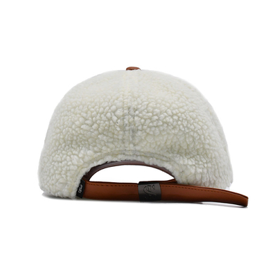 Stylish Cotton Baseball Cap With Color Matching Stitching / Profile Crown Polar Fleece