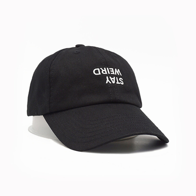 Customized Unstructured Profile Baseball Cap With Cotton Sweatband And Fabric Matching Stitching