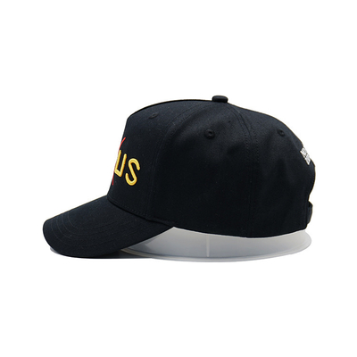 Custom Structured Baseball Cap With Cotton Sweatband And Adjustable Strap Closure